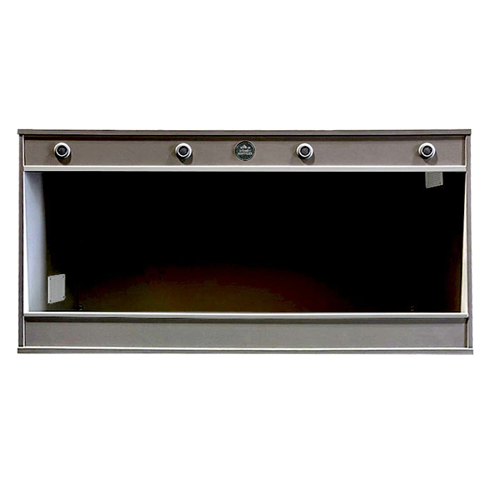 Reptile enclosure available at Sydney Reptiles, designed to provide a safe and comfortable habitat for various reptiles. Ideal for Bearded Dragons, Snakes, Bluetongue Lizards, and Monitor Lizards, this high-quality enclosure offers ample space, proper ventilation, and secure locking systems to meet the needs of your pet. Perfect for creating an environment that supports your reptiles' natural behavior and health