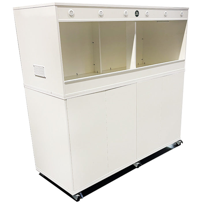 Reptile enclosure available at Sydney Reptiles, designed to provide a safe and comfortable habitat for various reptiles. Ideal for Bearded Dragons, Snakes, Bluetongue Lizards, and Monitor Lizards, this high-quality enclosure offers ample space, proper ventilation, and secure locking systems to meet the needs of your pet. Perfect for creating an environment that supports your reptiles' natural behavior and health