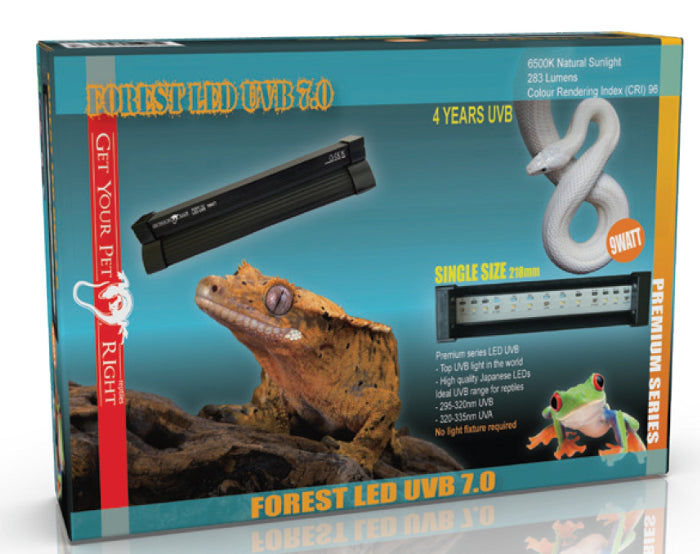 Reptile UVB lighting available at Sydney Reptiles, designed to provide essential ultraviolet light for reptiles such as Bearded Dragons, Snakes, Bluetongue Lizards, and Monitor Lizards. This high-quality UVB light helps regulate your pet's calcium metabolism, supports proper bone development, and promotes overall health by mimicking natural sunlight. Perfect for ensuring your reptiles receive the necessary UVB exposure for optimal well-being