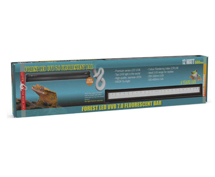 Reptile UVB lighting available at Sydney Reptiles, designed to provide essential ultraviolet light for reptiles such as Bearded Dragons, Snakes, Bluetongue Lizards, and Monitor Lizards. This high-quality UVB light helps regulate your pet's calcium metabolism, supports proper bone development, and promotes overall health by mimicking natural sunlight. Perfect for ensuring your reptiles receive the necessary UVB exposure for optimal well-being