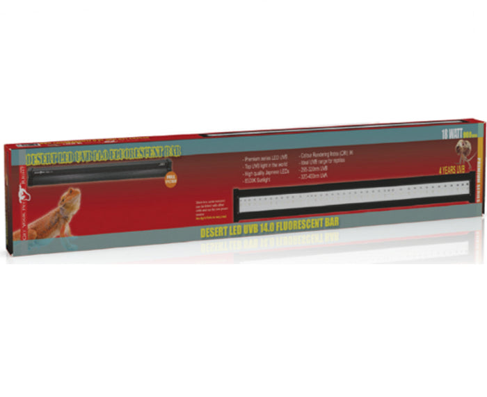 Reptile UVB lighting available at Sydney Reptiles, designed to provide essential ultraviolet light for reptiles such as Bearded Dragons, Snakes, Bluetongue Lizards, and Monitor Lizards. This high-quality UVB light helps regulate your pet's calcium metabolism, supports proper bone development, and promotes overall health by mimicking natural sunlight. Perfect for ensuring your reptiles receive the necessary UVB exposure for optimal well-being