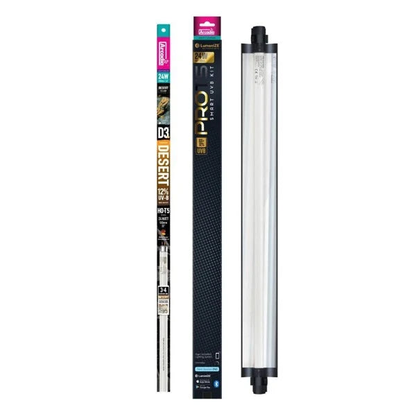 Reptile UVB lighting available at Sydney Reptiles, designed to provide essential ultraviolet light for reptiles such as Bearded Dragons, Snakes, Bluetongue Lizards, and Monitor Lizards. This high-quality UVB light helps regulate your pet's calcium metabolism, supports proper bone development, and promotes overall health by mimicking natural sunlight. Perfect for ensuring your reptiles receive the necessary UVB exposure for optimal well-being