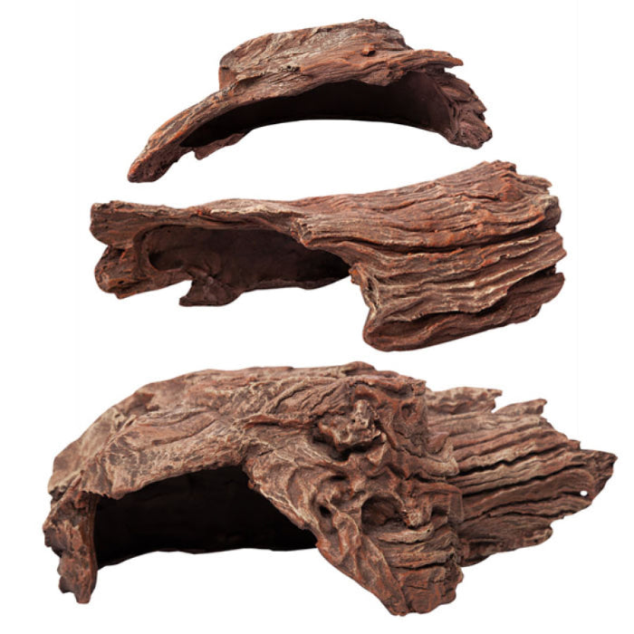 Reptile hides available at Sydney Reptiles, perfect for providing a secure and comfortable retreat for your Bearded Dragon, Snakes, Bluetongue Lizards, and Monitor Lizards. These high-quality, durable hides offer a safe space for your reptiles to rest, shed, and feel secure. Designed to mimic natural hiding spots, they help reduce stress and promote your pet's well-being by creating a suitable environment in their enclosure.