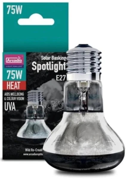 Reptile heat light available at Sydney Reptiles, designed to provide essential warmth for reptiles like Bearded Dragons, Snakes, Bluetongue Lizards, and Monitor Lizards. This high-quality heat source helps regulate your pet's body temperature, promoting healthy digestion and overall well-being. Perfect for creating a suitable basking spot and enhancing your reptiles' habitat with the right temperature range for their needs