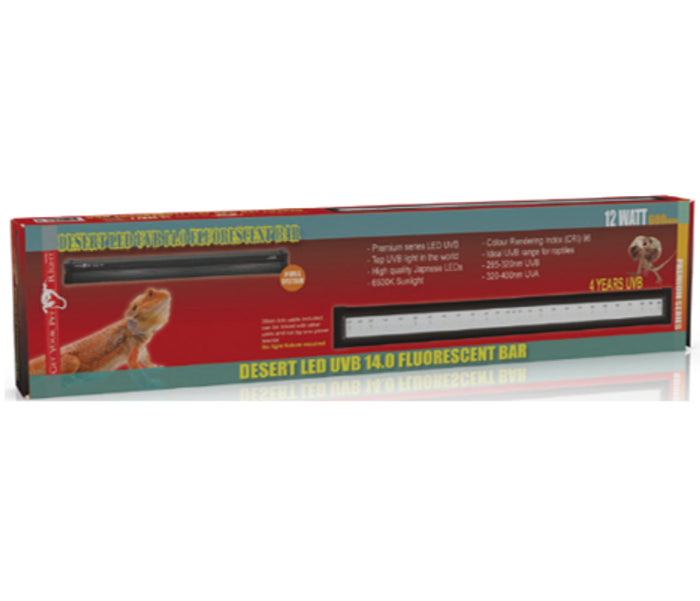 Reptile UVB lighting available at Sydney Reptiles, designed to provide essential ultraviolet light for reptiles such as Bearded Dragons, Snakes, Bluetongue Lizards, and Monitor Lizards. This high-quality UVB light helps regulate your pet's calcium metabolism, supports proper bone development, and promotes overall health by mimicking natural sunlight. Perfect for ensuring your reptiles receive the necessary UVB exposure for optimal well-being