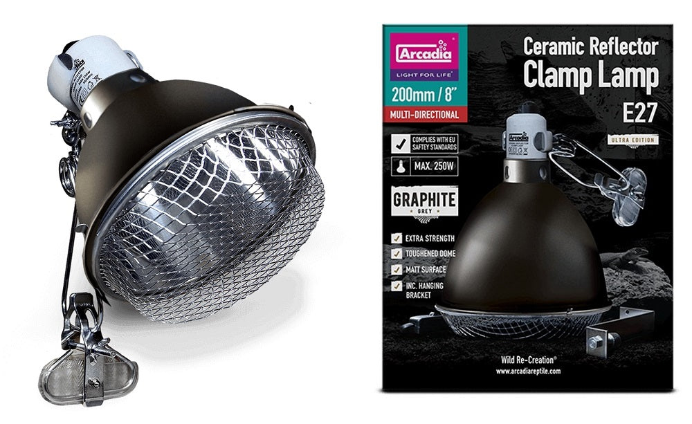 Arcadia Clamp Lamp Reflector Dome