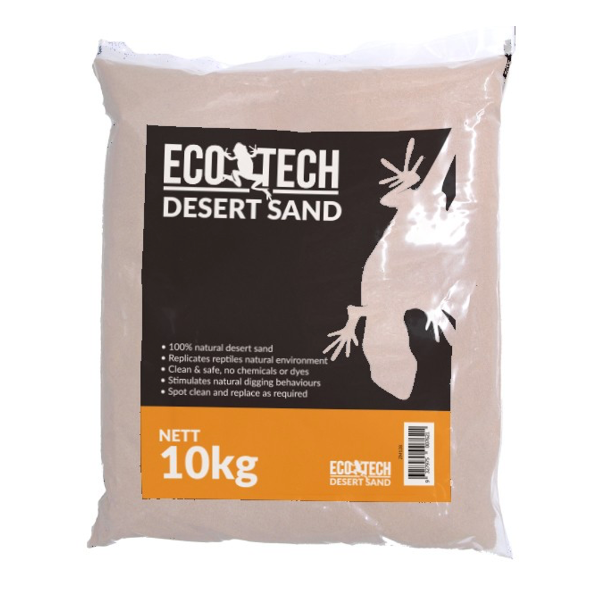 EcoTech Red/White Desert Sand 10kg – Sydney Reptiles