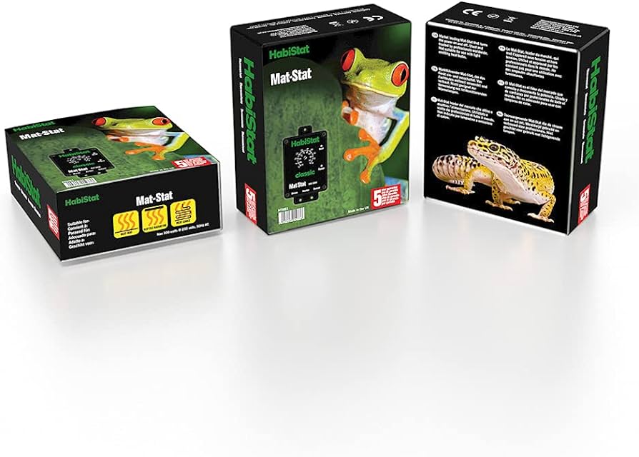 Reptile thermostats available at Sydney Reptiles, designed to help regulate and maintain the perfect temperature for your pets, including Bearded Dragons, Snakes, Bluetongue Lizards, and Monitor Lizards. These reliable thermostats ensure consistent heat levels, preventing overheating and providing a comfortable, safe environment for your reptiles. Ideal for controlling heat sources like basking lamps and heat mats, ensuring your reptiles thrive in their habitat.