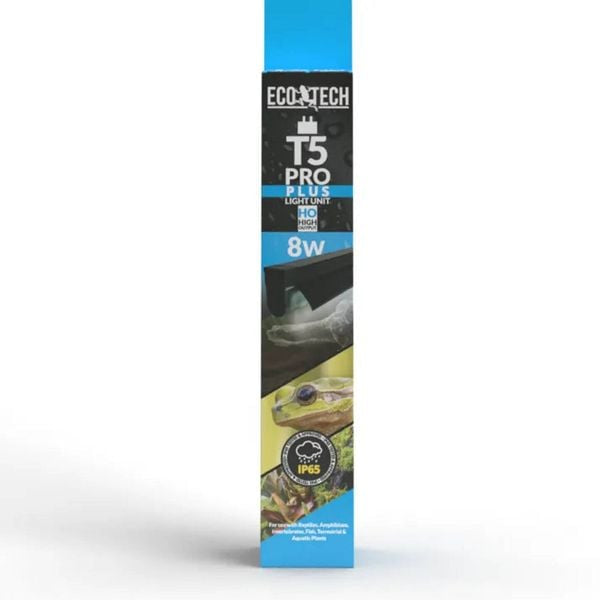 EcoTech Pro Plus T5 UVB IP65 Water resistant Fitting
