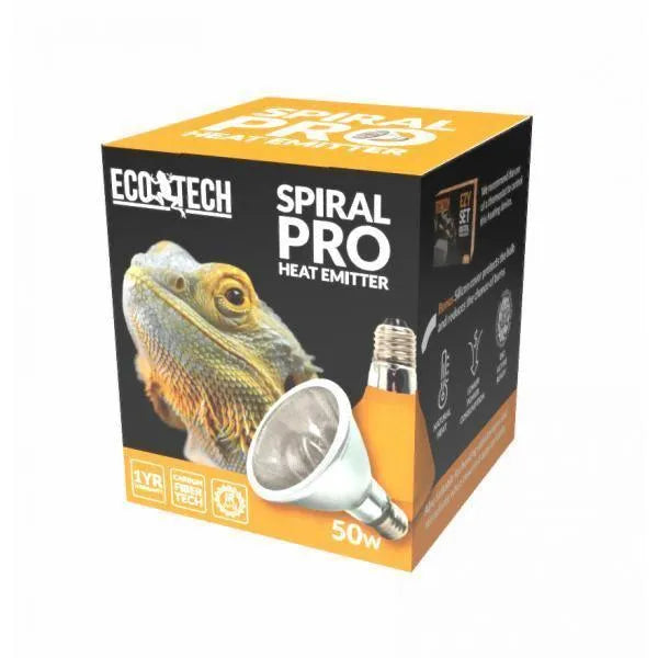 Reptile heat light available at Sydney Reptiles, designed to provide essential warmth for reptiles like Bearded Dragons, Snakes, Bluetongue Lizards, and Monitor Lizards. This high-quality heat source helps regulate your pet's body temperature, promoting healthy digestion and overall well-being. Perfect for creating a suitable basking spot and enhancing your reptiles' habitat with the right temperature range for their needs