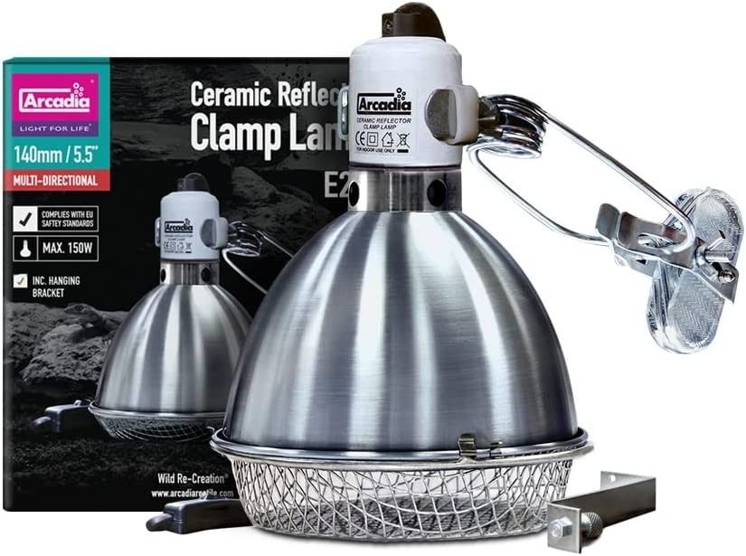 Arcadia Clamp Lamp Reflector Dome